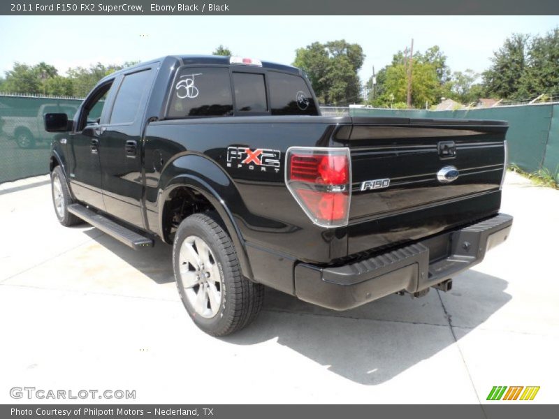 Ebony Black / Black 2011 Ford F150 FX2 SuperCrew