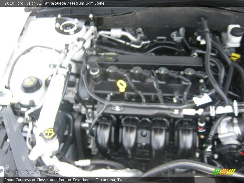 White Suede / Medium Light Stone 2010 Ford Fusion SE