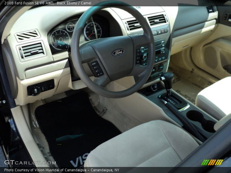 Camel Interior - 2008 Fusion SE V6 AWD 