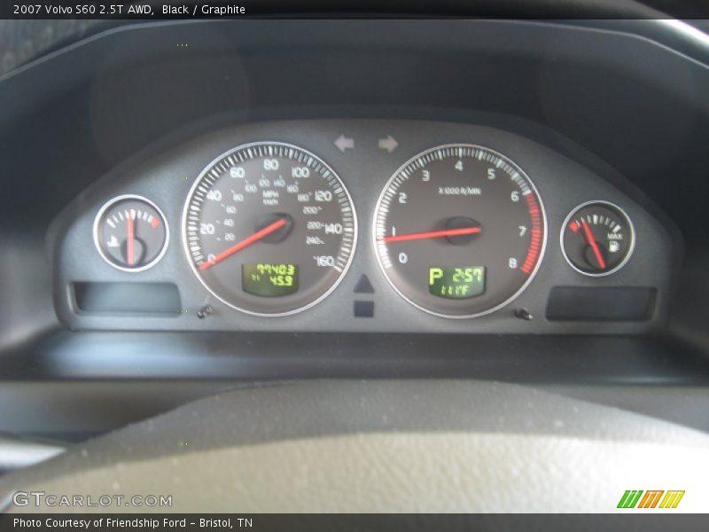 Black / Graphite 2007 Volvo S60 2.5T AWD