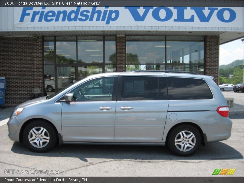 Slate Green Metallic / Gray 2006 Honda Odyssey EX