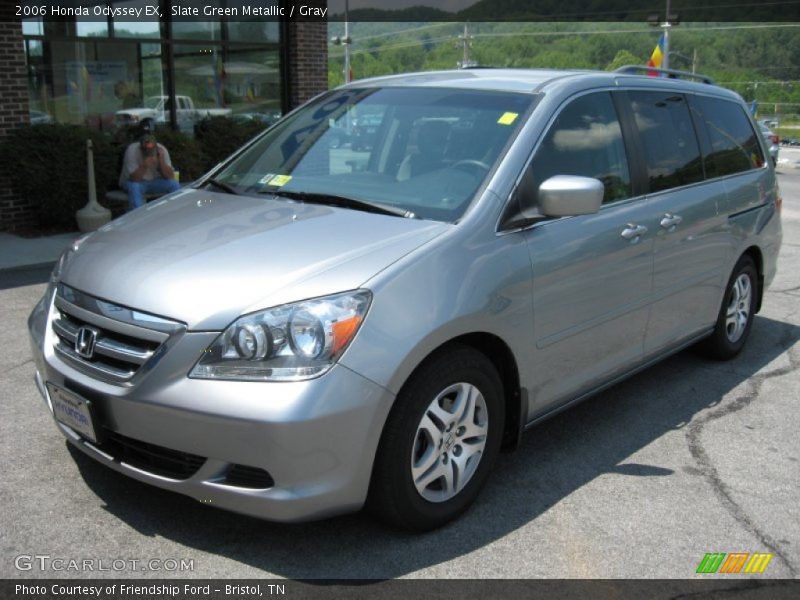 Slate Green Metallic / Gray 2006 Honda Odyssey EX