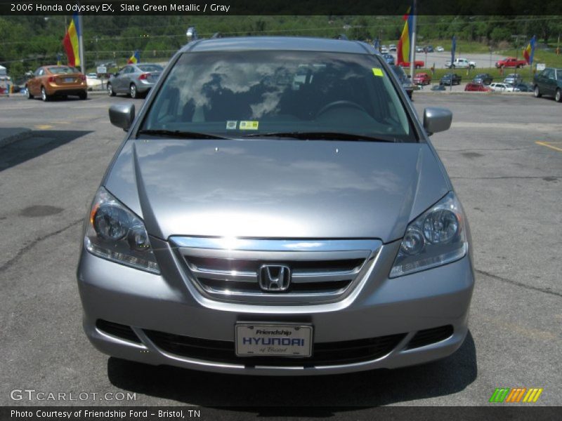 Slate Green Metallic / Gray 2006 Honda Odyssey EX