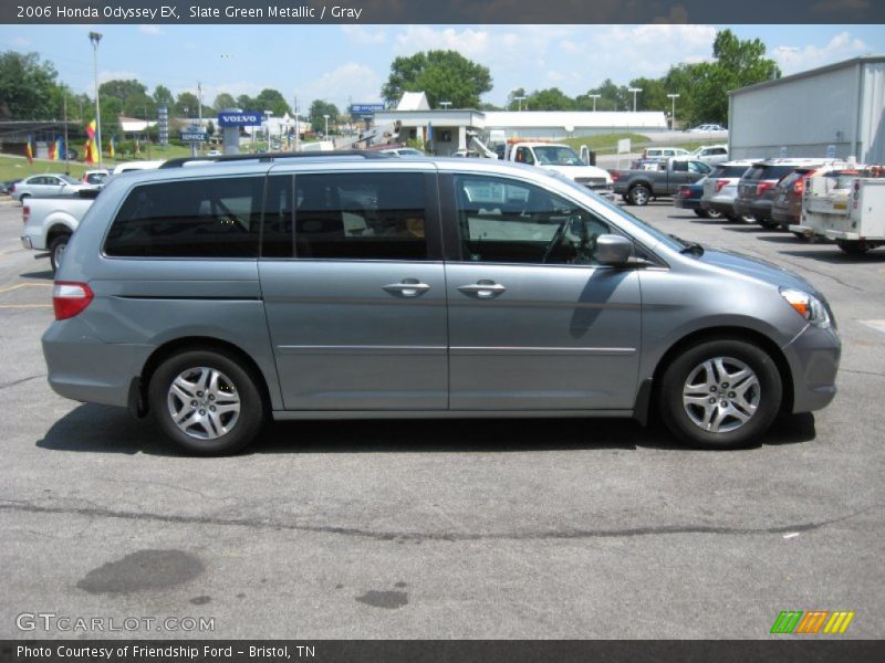 Slate Green Metallic / Gray 2006 Honda Odyssey EX