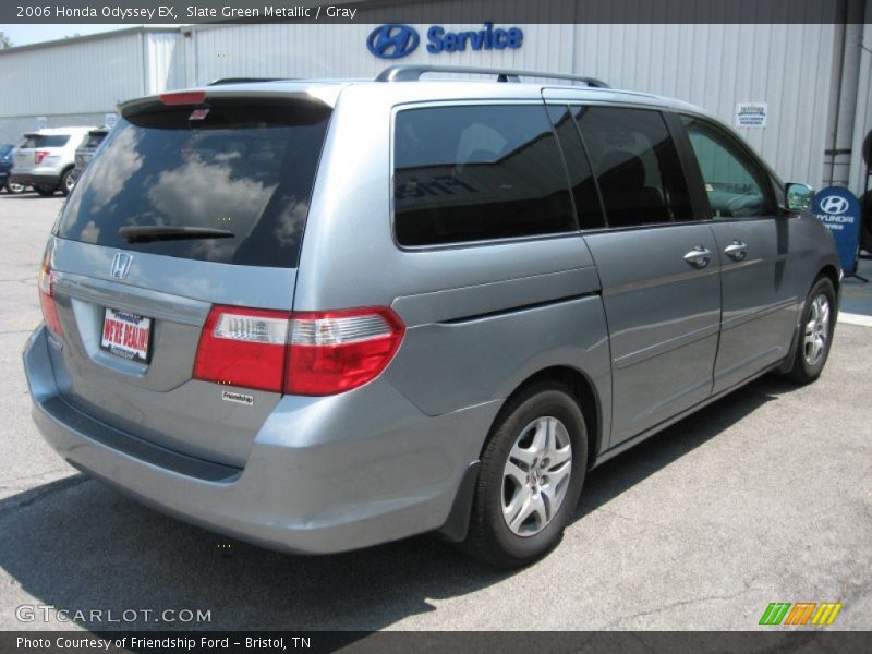 Slate Green Metallic / Gray 2006 Honda Odyssey EX