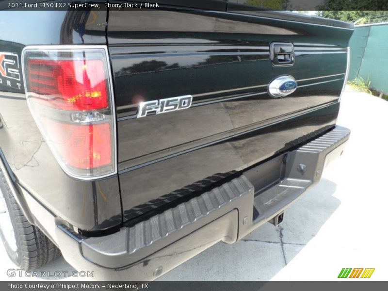 Ebony Black / Black 2011 Ford F150 FX2 SuperCrew