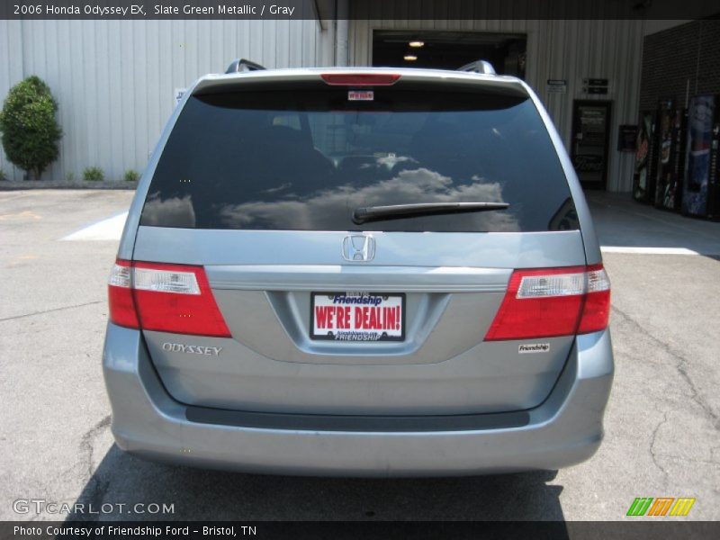 Slate Green Metallic / Gray 2006 Honda Odyssey EX