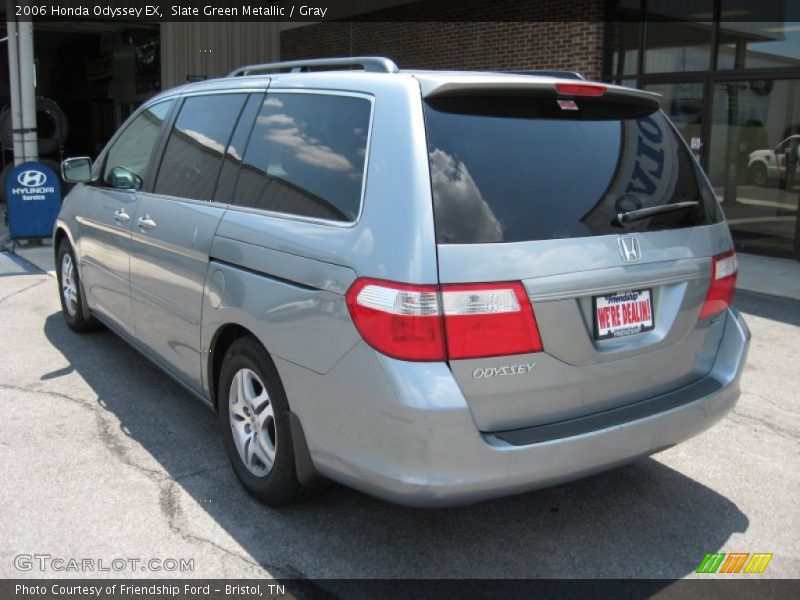 Slate Green Metallic / Gray 2006 Honda Odyssey EX