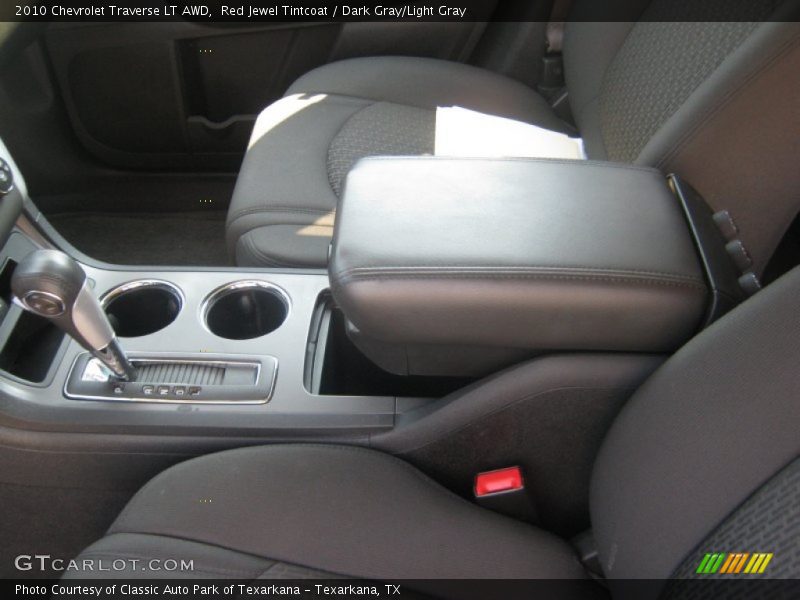 Red Jewel Tintcoat / Dark Gray/Light Gray 2010 Chevrolet Traverse LT AWD