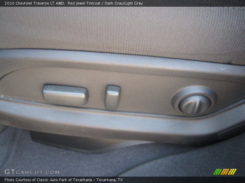 Red Jewel Tintcoat / Dark Gray/Light Gray 2010 Chevrolet Traverse LT AWD