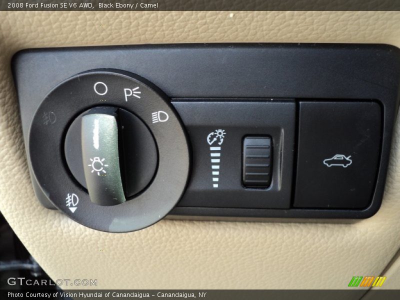 Controls of 2008 Fusion SE V6 AWD