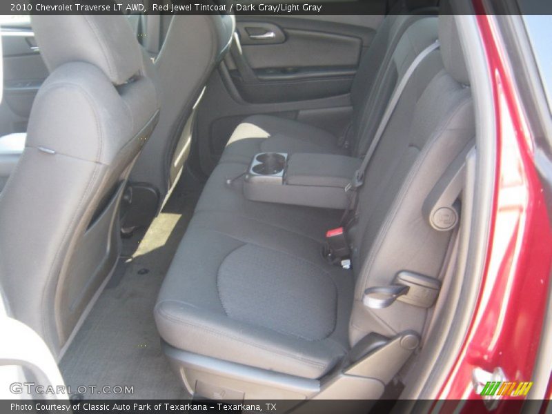 Red Jewel Tintcoat / Dark Gray/Light Gray 2010 Chevrolet Traverse LT AWD