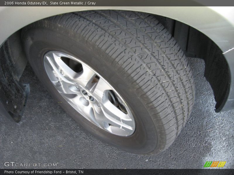 Slate Green Metallic / Gray 2006 Honda Odyssey EX