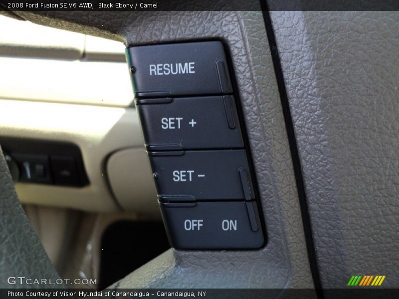 Controls of 2008 Fusion SE V6 AWD
