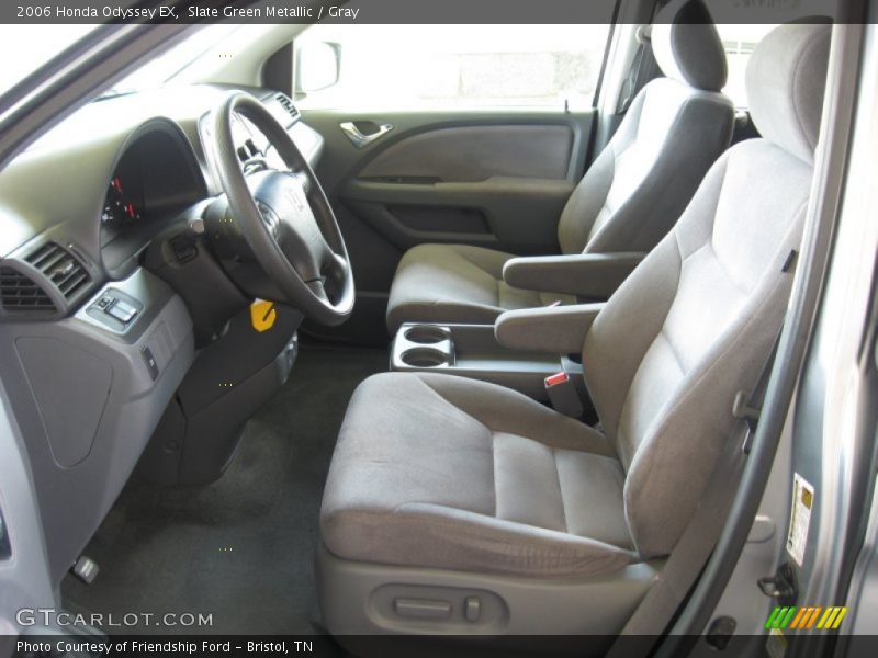 Slate Green Metallic / Gray 2006 Honda Odyssey EX
