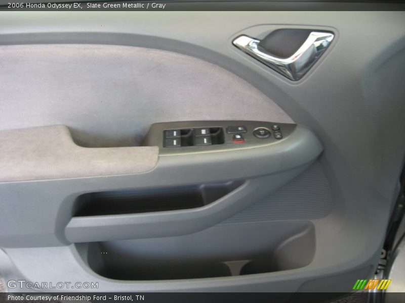 Slate Green Metallic / Gray 2006 Honda Odyssey EX
