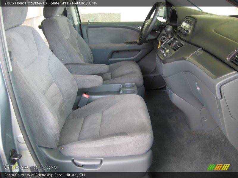 Slate Green Metallic / Gray 2006 Honda Odyssey EX