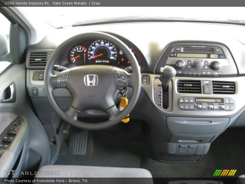 Slate Green Metallic / Gray 2006 Honda Odyssey EX
