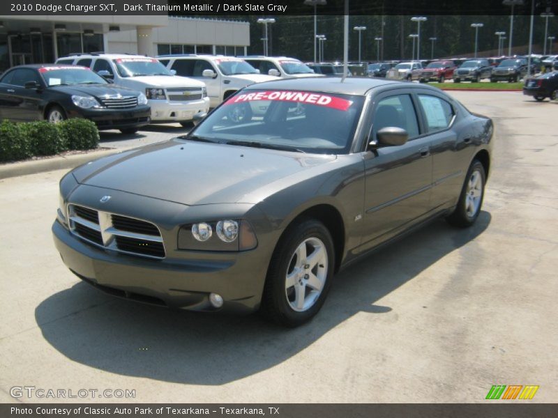 Dark Titanium Metallic / Dark Slate Gray 2010 Dodge Charger SXT