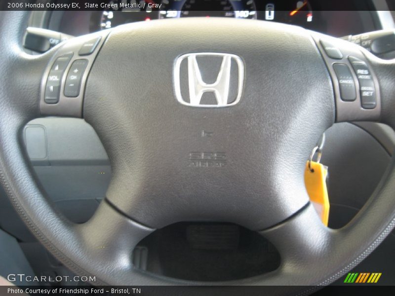 Slate Green Metallic / Gray 2006 Honda Odyssey EX