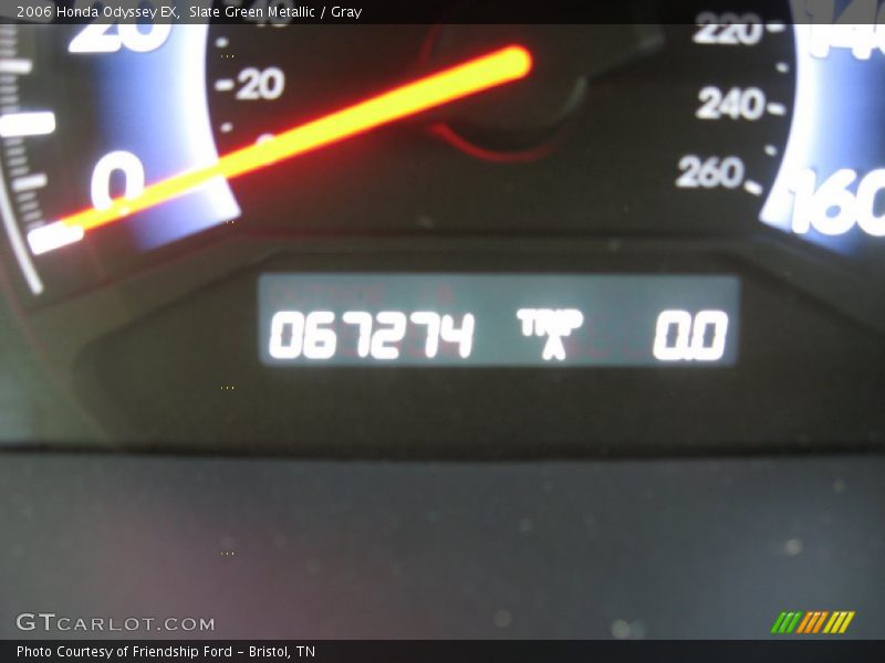 Slate Green Metallic / Gray 2006 Honda Odyssey EX