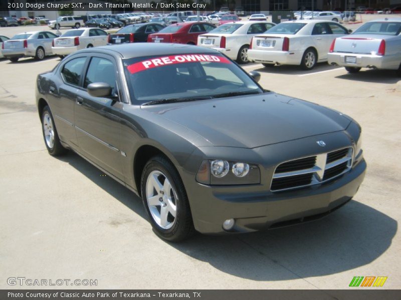 Dark Titanium Metallic / Dark Slate Gray 2010 Dodge Charger SXT