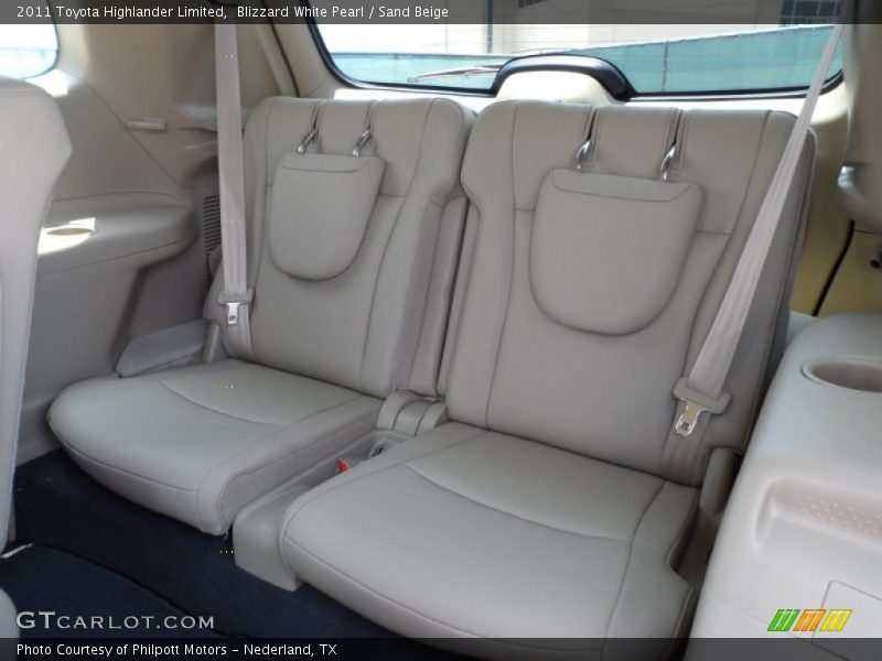 Blizzard White Pearl / Sand Beige 2011 Toyota Highlander Limited