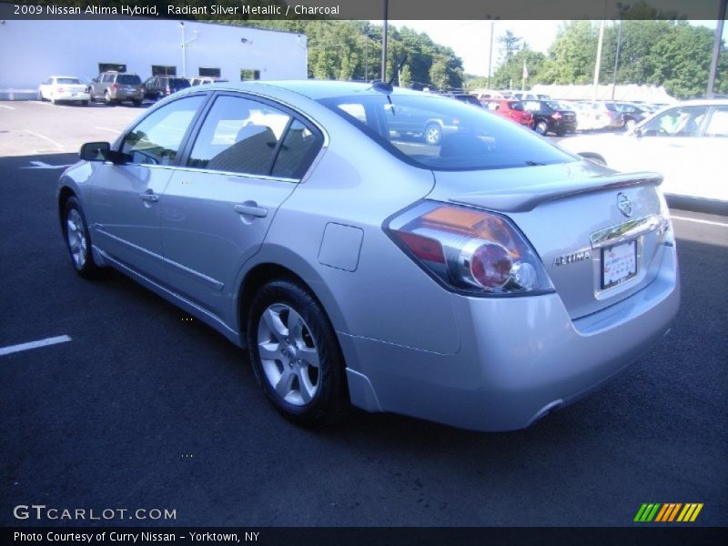 Radiant Silver Metallic / Charcoal 2009 Nissan Altima Hybrid