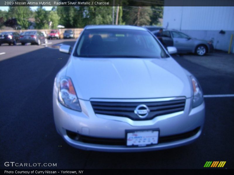 Radiant Silver Metallic / Charcoal 2009 Nissan Altima Hybrid