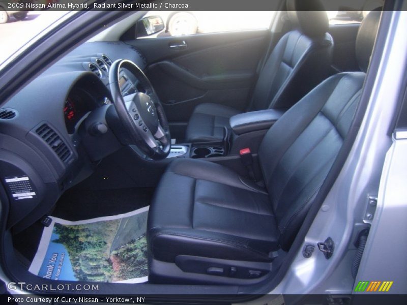 Radiant Silver Metallic / Charcoal 2009 Nissan Altima Hybrid