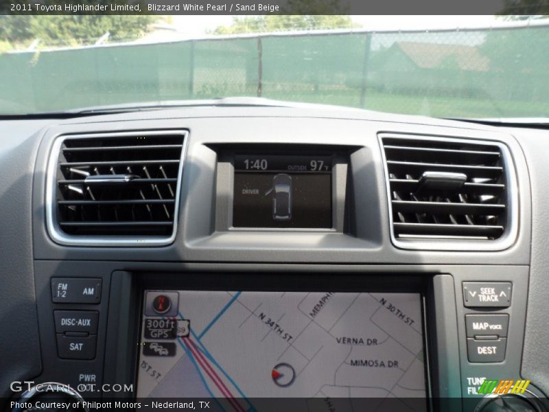 Blizzard White Pearl / Sand Beige 2011 Toyota Highlander Limited