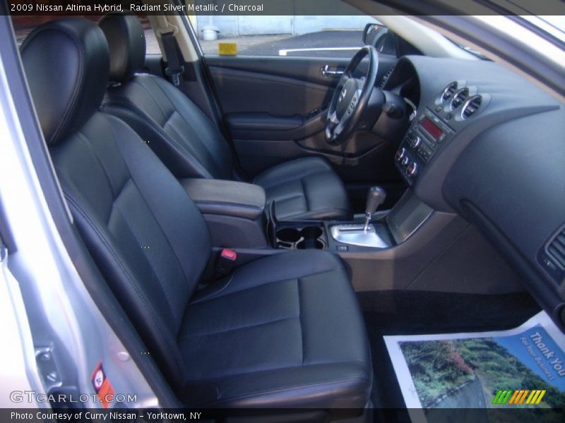 Radiant Silver Metallic / Charcoal 2009 Nissan Altima Hybrid
