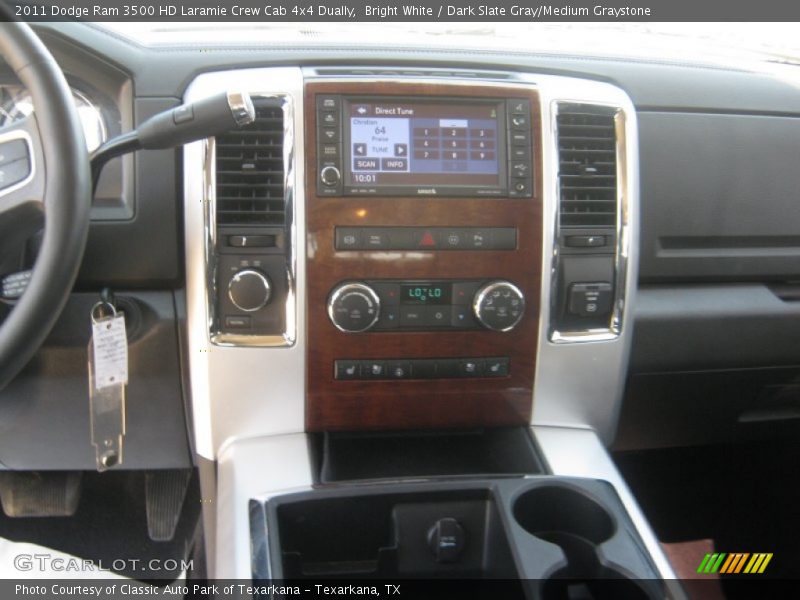 Bright White / Dark Slate Gray/Medium Graystone 2011 Dodge Ram 3500 HD Laramie Crew Cab 4x4 Dually