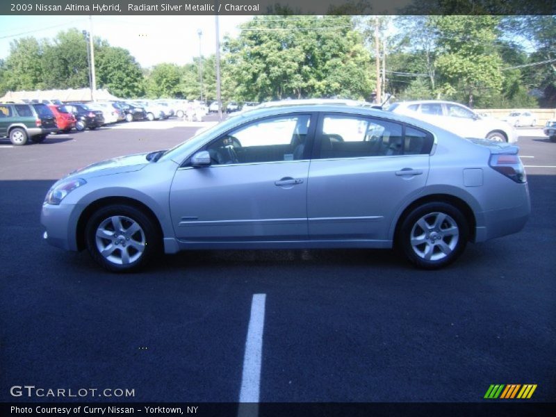 Radiant Silver Metallic / Charcoal 2009 Nissan Altima Hybrid