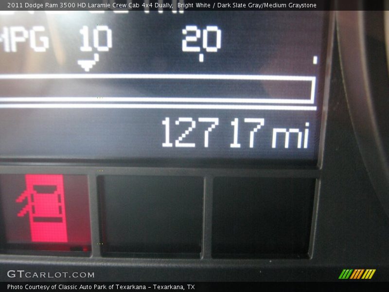 Bright White / Dark Slate Gray/Medium Graystone 2011 Dodge Ram 3500 HD Laramie Crew Cab 4x4 Dually