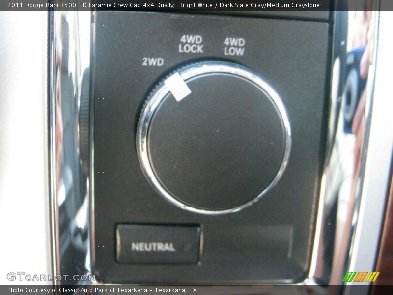 Bright White / Dark Slate Gray/Medium Graystone 2011 Dodge Ram 3500 HD Laramie Crew Cab 4x4 Dually