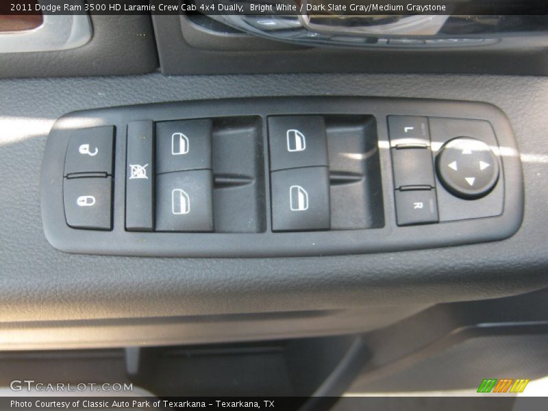 Bright White / Dark Slate Gray/Medium Graystone 2011 Dodge Ram 3500 HD Laramie Crew Cab 4x4 Dually