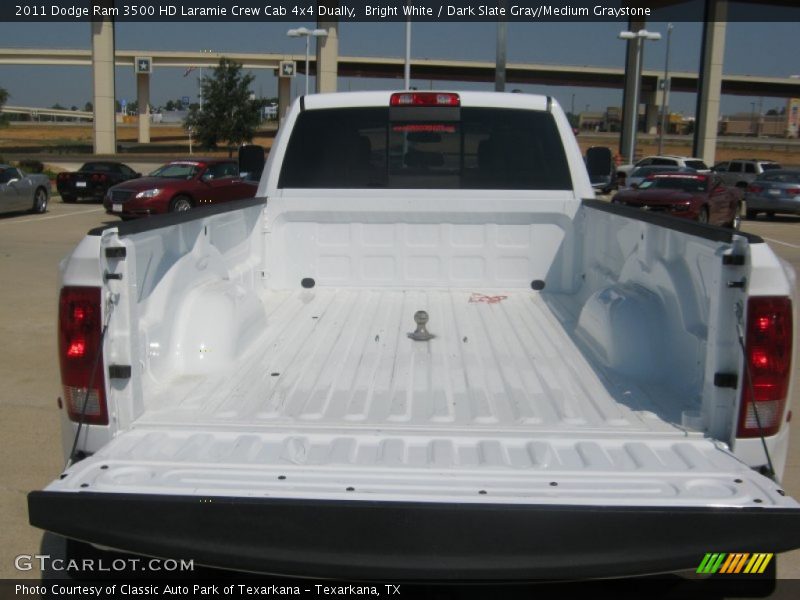 Bright White / Dark Slate Gray/Medium Graystone 2011 Dodge Ram 3500 HD Laramie Crew Cab 4x4 Dually