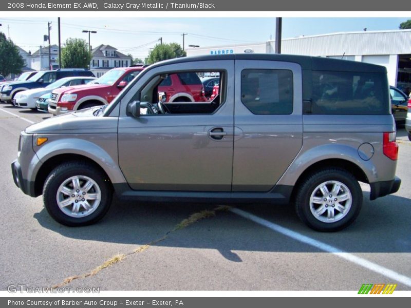 Galaxy Gray Metallic / Titanium/Black 2008 Honda Element EX AWD