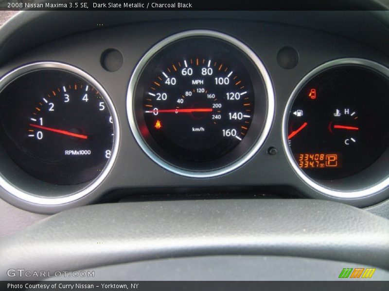 Dark Slate Metallic / Charcoal Black 2008 Nissan Maxima 3.5 SE