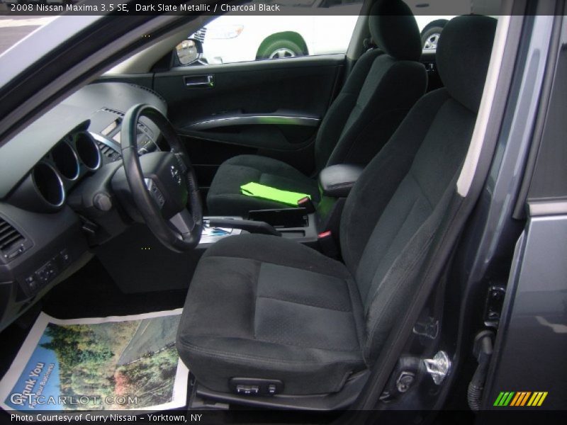 Dark Slate Metallic / Charcoal Black 2008 Nissan Maxima 3.5 SE