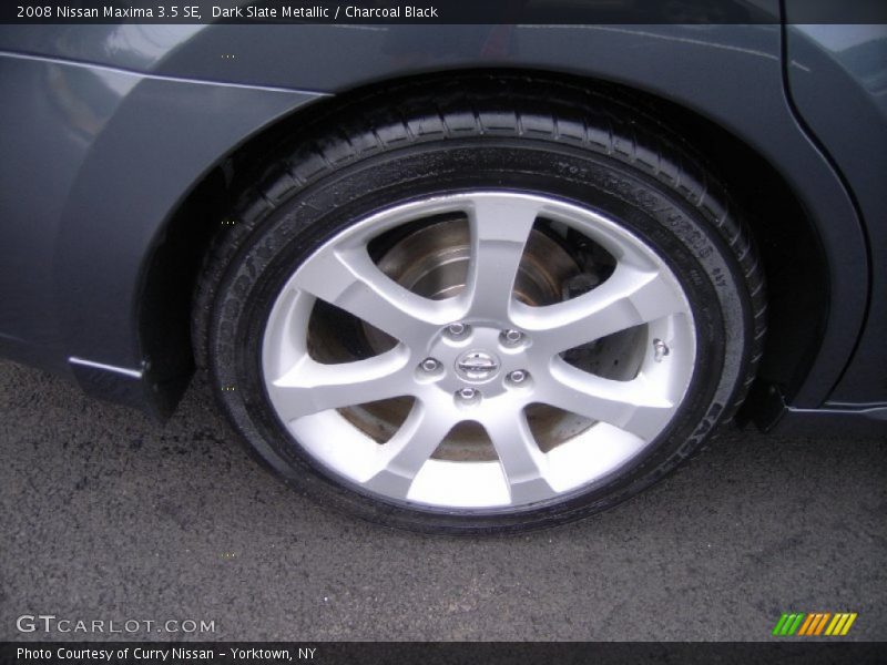 Dark Slate Metallic / Charcoal Black 2008 Nissan Maxima 3.5 SE
