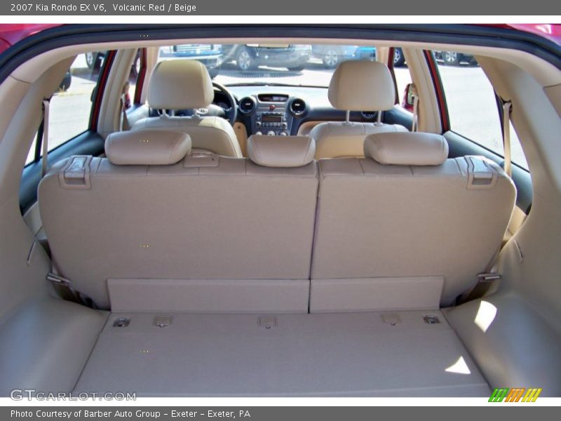 Volcanic Red / Beige 2007 Kia Rondo EX V6