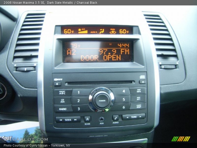 Dark Slate Metallic / Charcoal Black 2008 Nissan Maxima 3.5 SE
