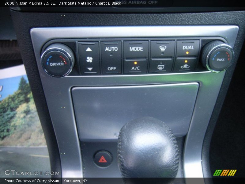 Dark Slate Metallic / Charcoal Black 2008 Nissan Maxima 3.5 SE