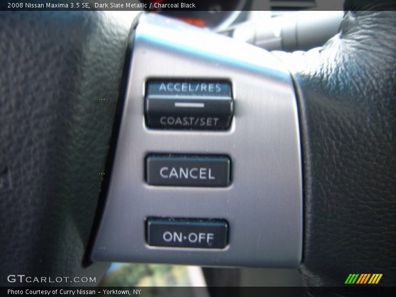 Dark Slate Metallic / Charcoal Black 2008 Nissan Maxima 3.5 SE