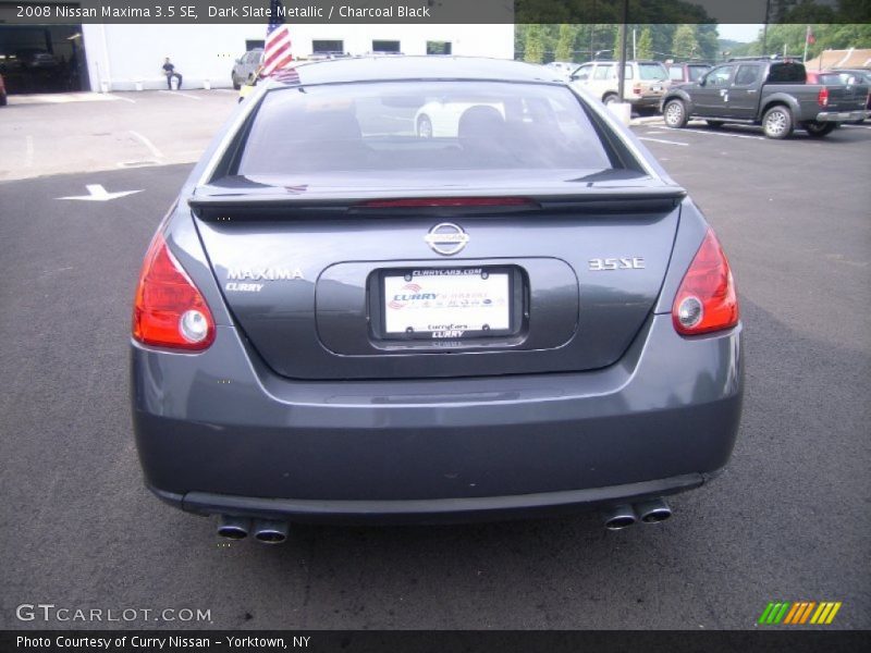 Dark Slate Metallic / Charcoal Black 2008 Nissan Maxima 3.5 SE