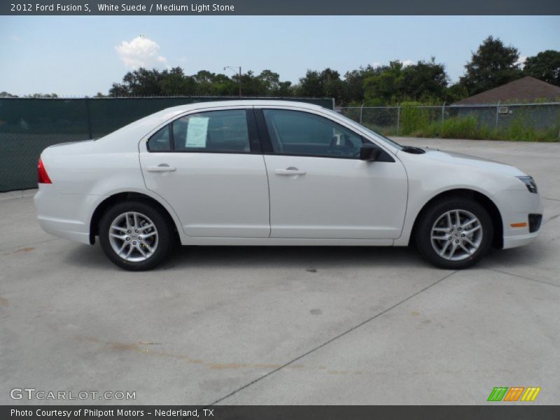  2012 Fusion S White Suede