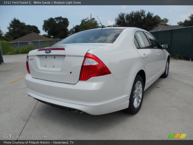  2012 Fusion S White Suede