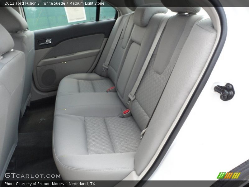  2012 Fusion S Medium Light Stone Interior